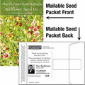 Wildflower Seed Mix / Mailable Seed Packet - Custom Printed Back